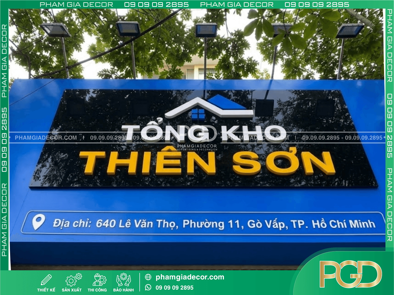 Bảng hiệu alu chữ nổi mica