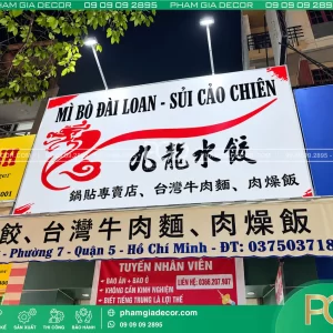 Làm bảng hiệu bạt quán mì Đài Loan 11 bang hieu bat quan mi 2