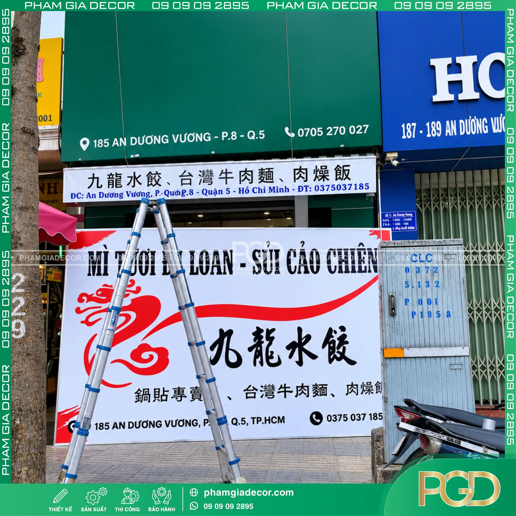 Làm bảng hiệu bạt quán mì Đài Loan 20 Làm bảng hiệu bạt quán mì Đài Loan