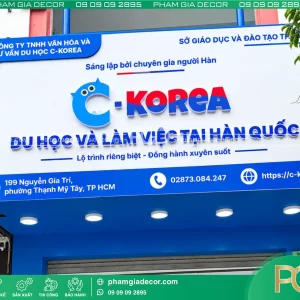 Bảng hiệu alu chữ nổi formex 11 bang hieu chu noi fromex
