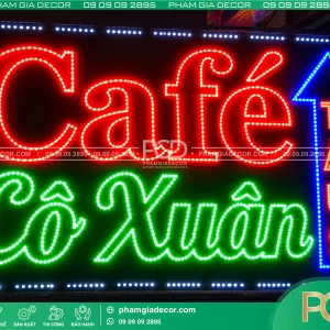 Bảng hiệu led ruồi quán cafe | Bảng hiệu đèn led tại TPHCM 9 bang hieu den led ruoi quan coffee 5