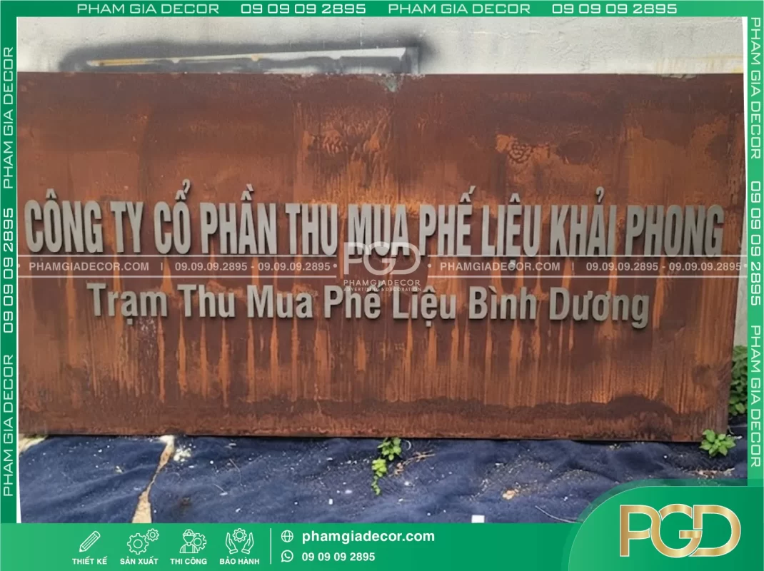 Bảng hiệu rỉ sét