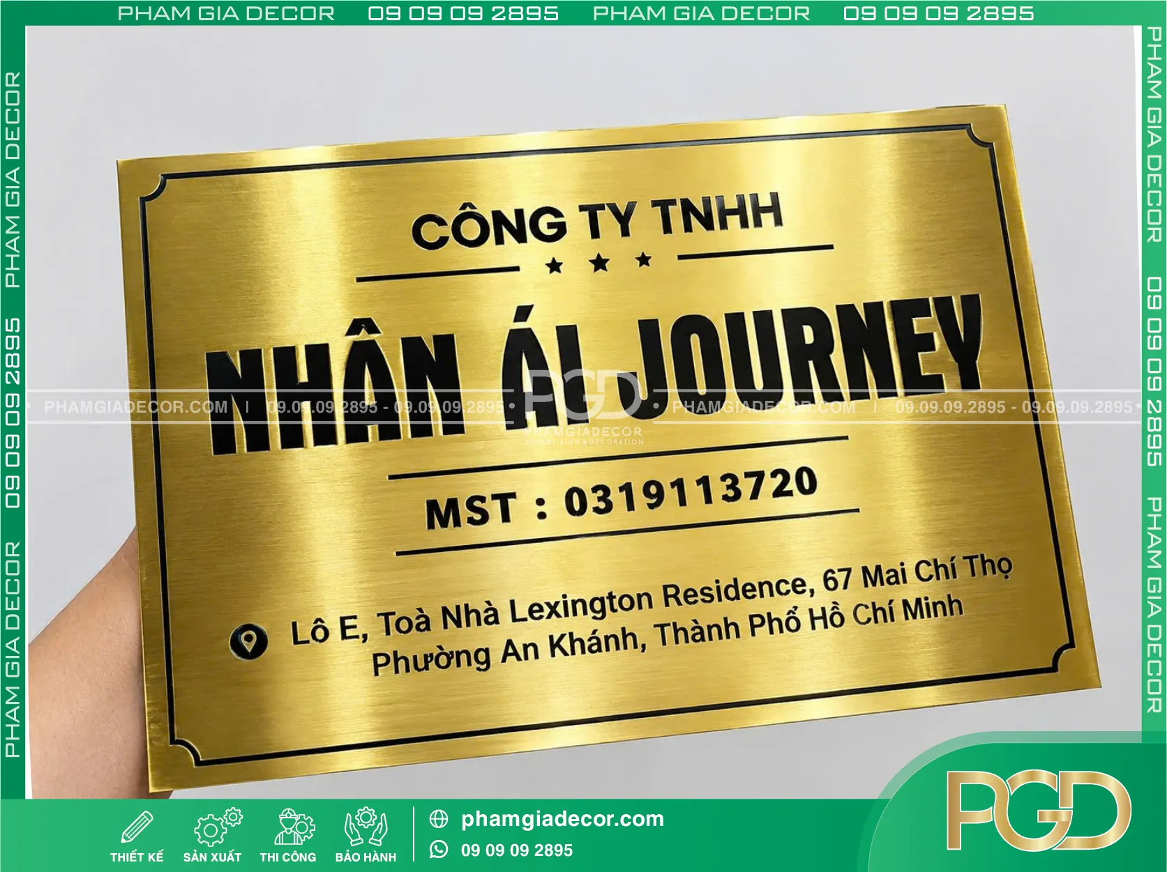 Bảng công ty inox lấy liền TP.HCM 2 Bảng công ty inox lấy liền TP.HCM