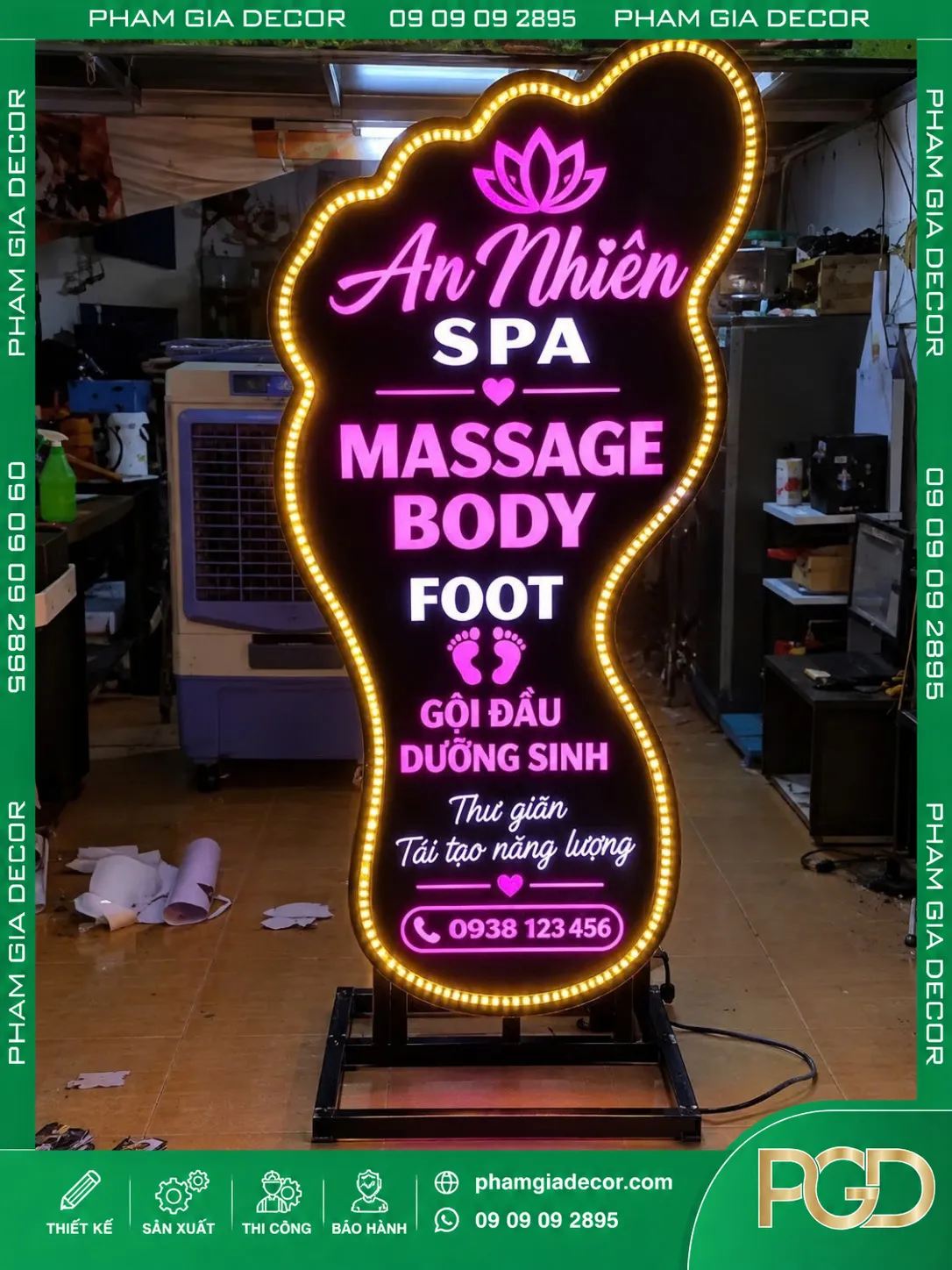 Biển led vẫy spa thẩm mỹ viện 12 Biển led vẫy spa thẩm mỹ viện