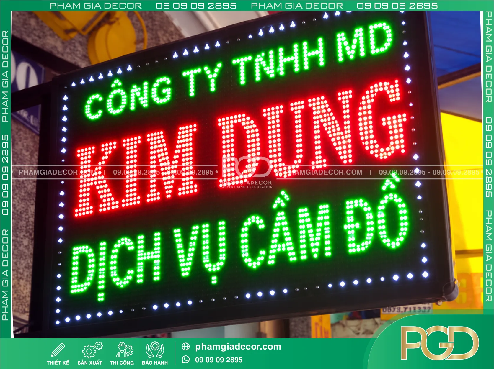 Biển vẫy LED ruồi tiệm cầm đồ| Bảng Vẫy theo yêu cầu TPHCM 22 Biển vẫy LED ruồi tiệm cầm đồ