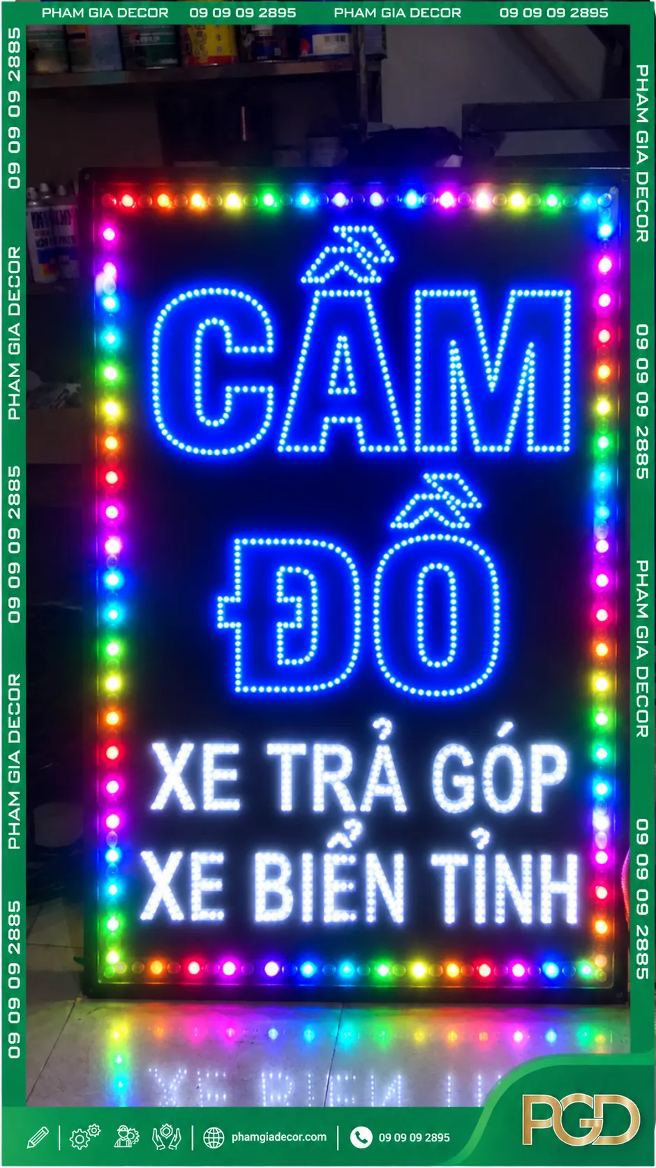 Biển vẫy LED ruồi tiệm cầm đồ| Bảng Vẫy theo yêu cầu TPHCM 21 Biển vẫy LED ruồi tiệm cầm đồ