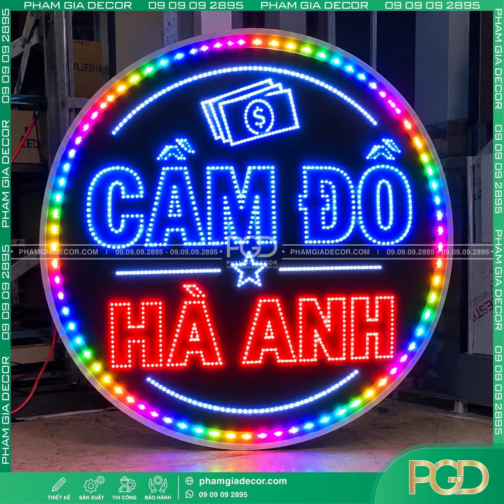 Biển vẫy LED ruồi tiệm cầm đồ| Bảng Vẫy theo yêu cầu TPHCM 18 Biển vẫy LED ruồi tiệm cầm đồ