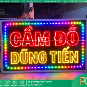 Biển vẫy LED ruồi tiệm cầm đồ| Bảng Vẫy theo yêu cầu TPHCM 14 bang led ruoi tiem cam do 9