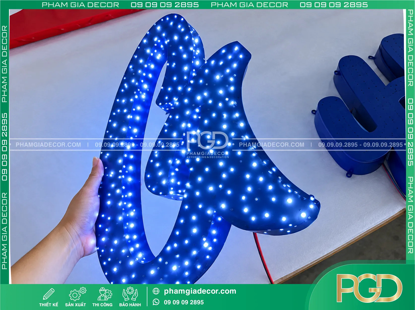 Gia công chữ nổi đục lỗ 4 Gia công chữ nổi đục lỗ - Ảnh 3