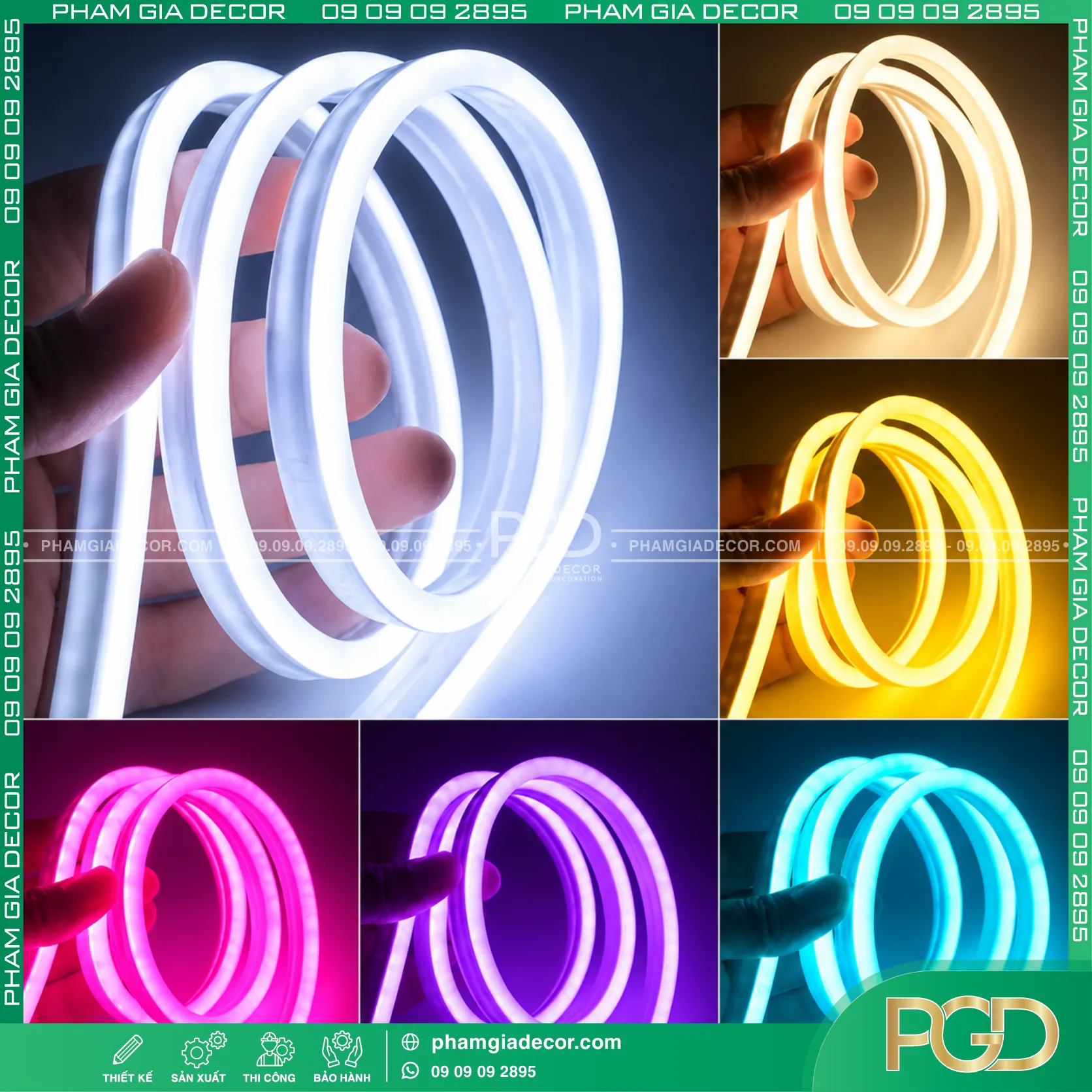 LED Neon Sign nhiều màu theo yêu cầu 14 day led neon sign 2