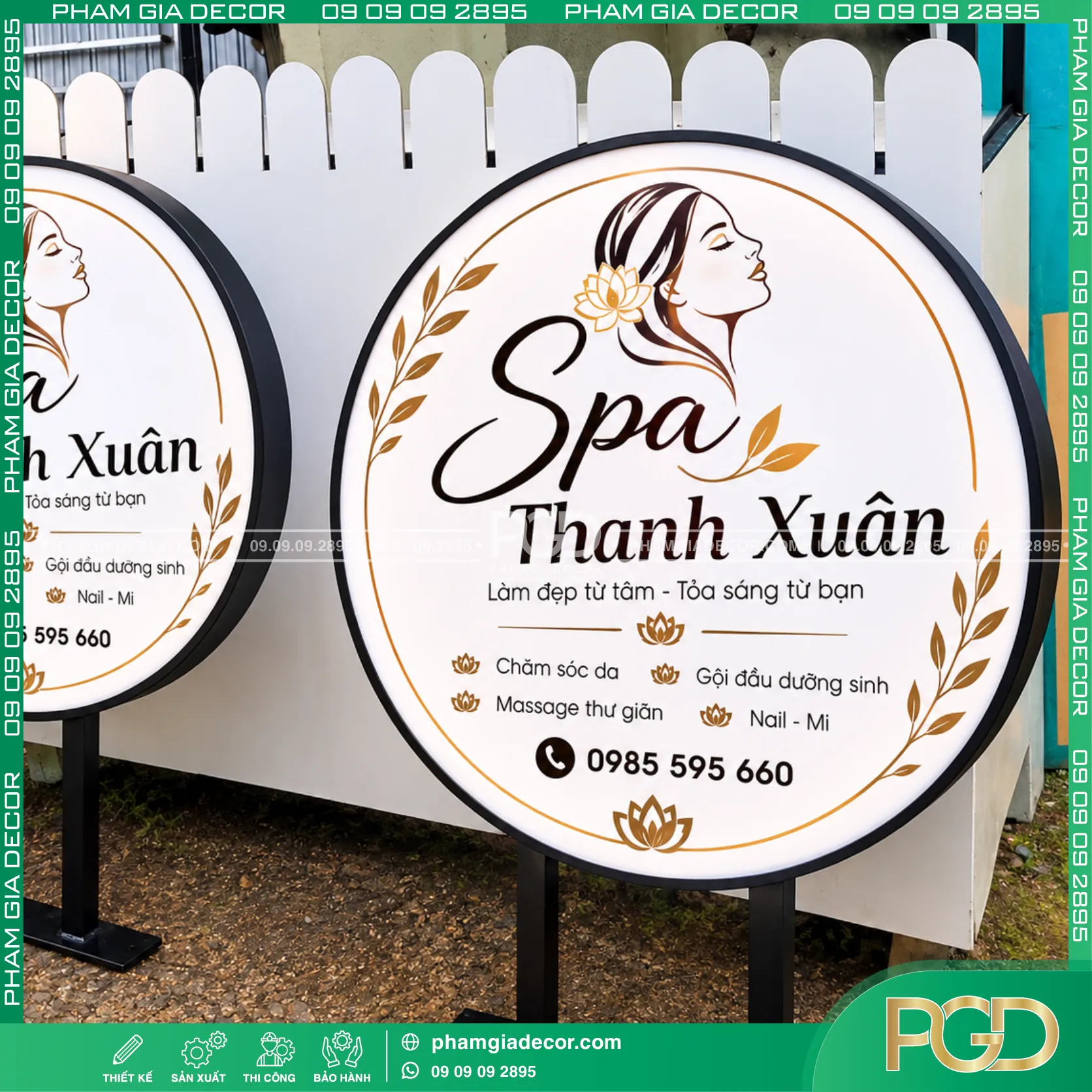 Hộp đèn hút nổi tròn 40cm 5 Hộp đèn hút nổi tròn 40cm - Ảnh 4