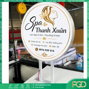 Hộp đèn hút nổi tròn 40cm 8 hop den hut noi tron 40cm 4