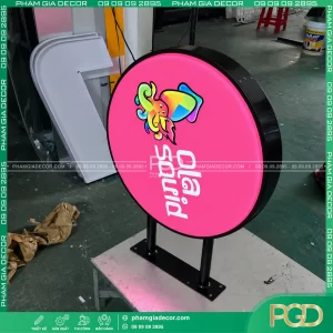 Hộp đèn hút nổi tròn alo squid 10 hop den hut noi tron alo souid 5
