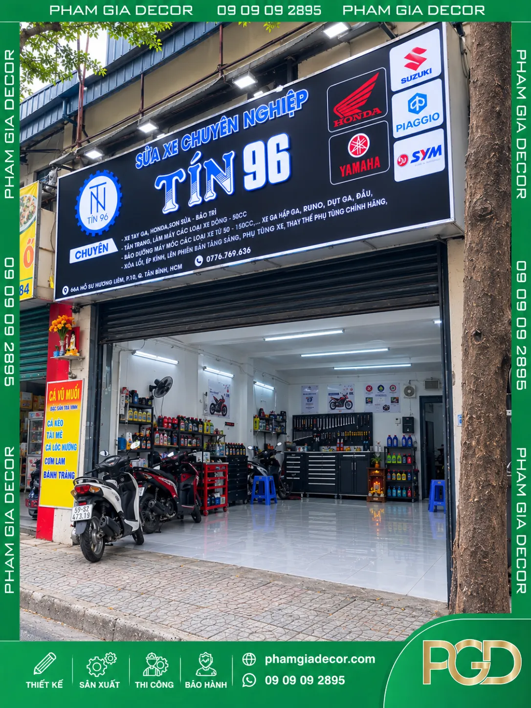 Bảng hiệu bạt căng khung nhôm Tín 69 15 Bảng hiệu bạt căng khung nhôm Tín 69