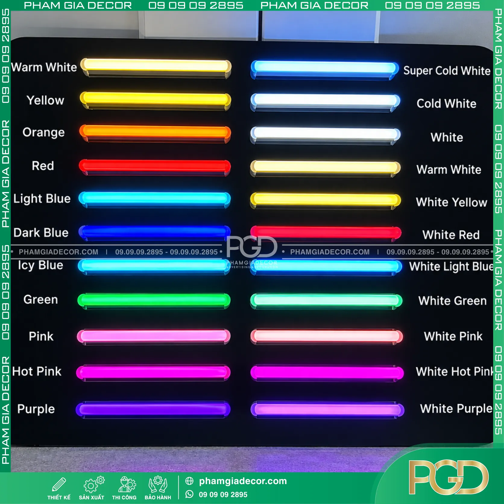 Làm bảng Neon sign theo yêu cầu tại TPHCM 15 Làm bảng Neon sign theo yêu cầu tại TPHCM
