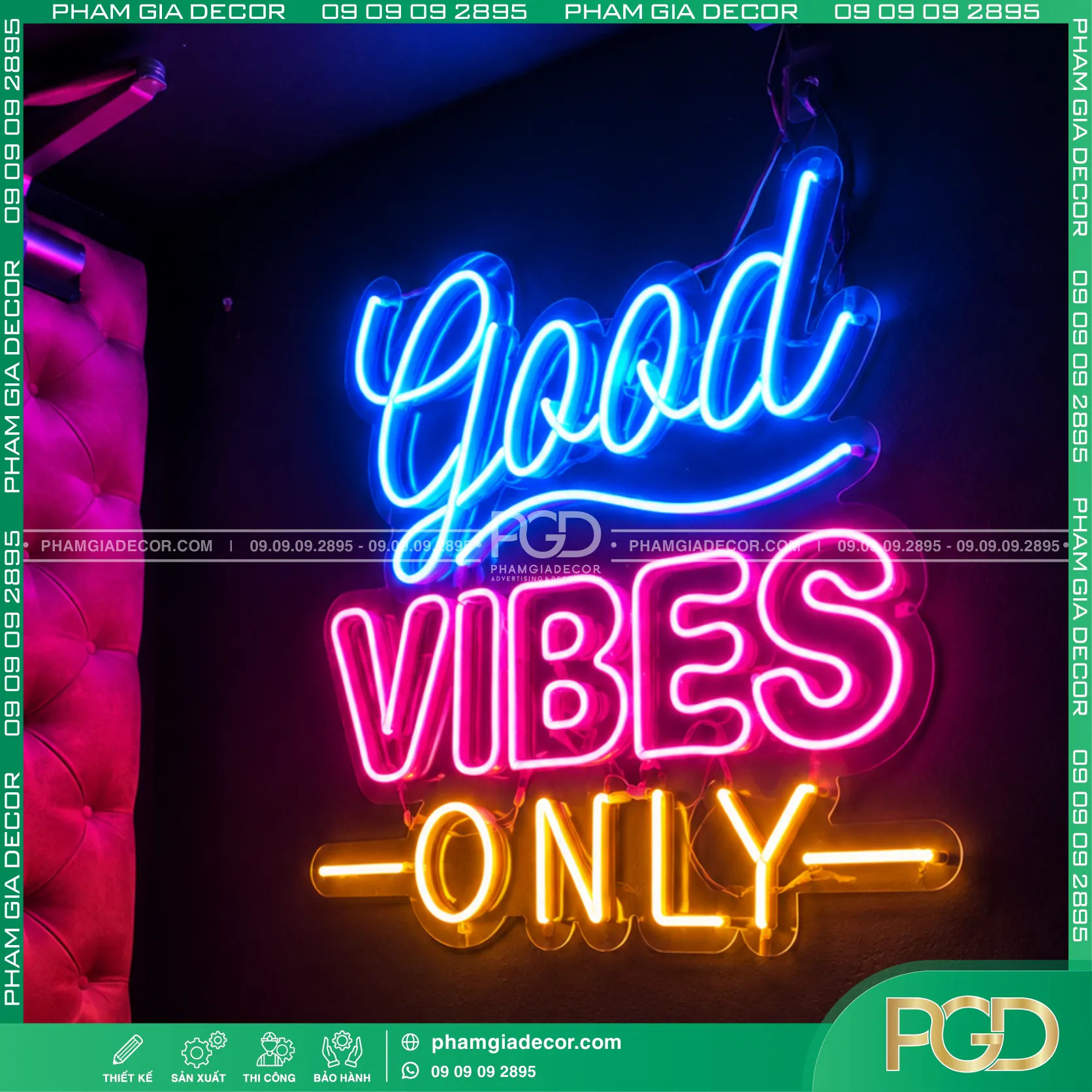 Làm led neon sign uốn chữ 1 nét 14 Làm led neon sign uốn chữ 1 nét