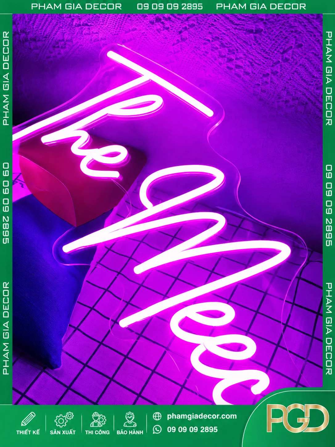 Dây led neon sign làm bảng hiệu quảng cáo 15 Dây led neon sign làm bảng hiệu quảng cáo