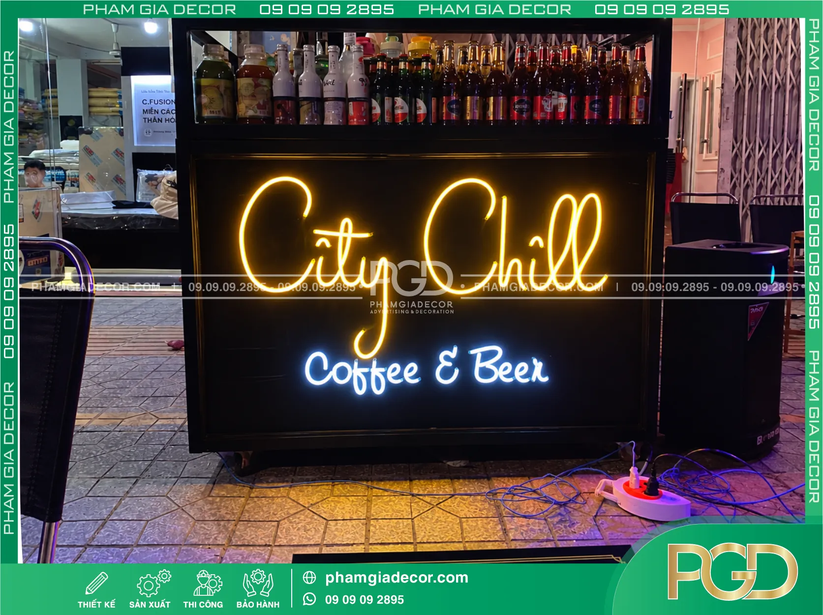 Dây led neon sign làm bảng hiệu quảng cáo 17 Dây led neon sign làm bảng hiệu quảng cáo