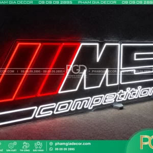 Bảng LED Neon Sign chữ 2 nét