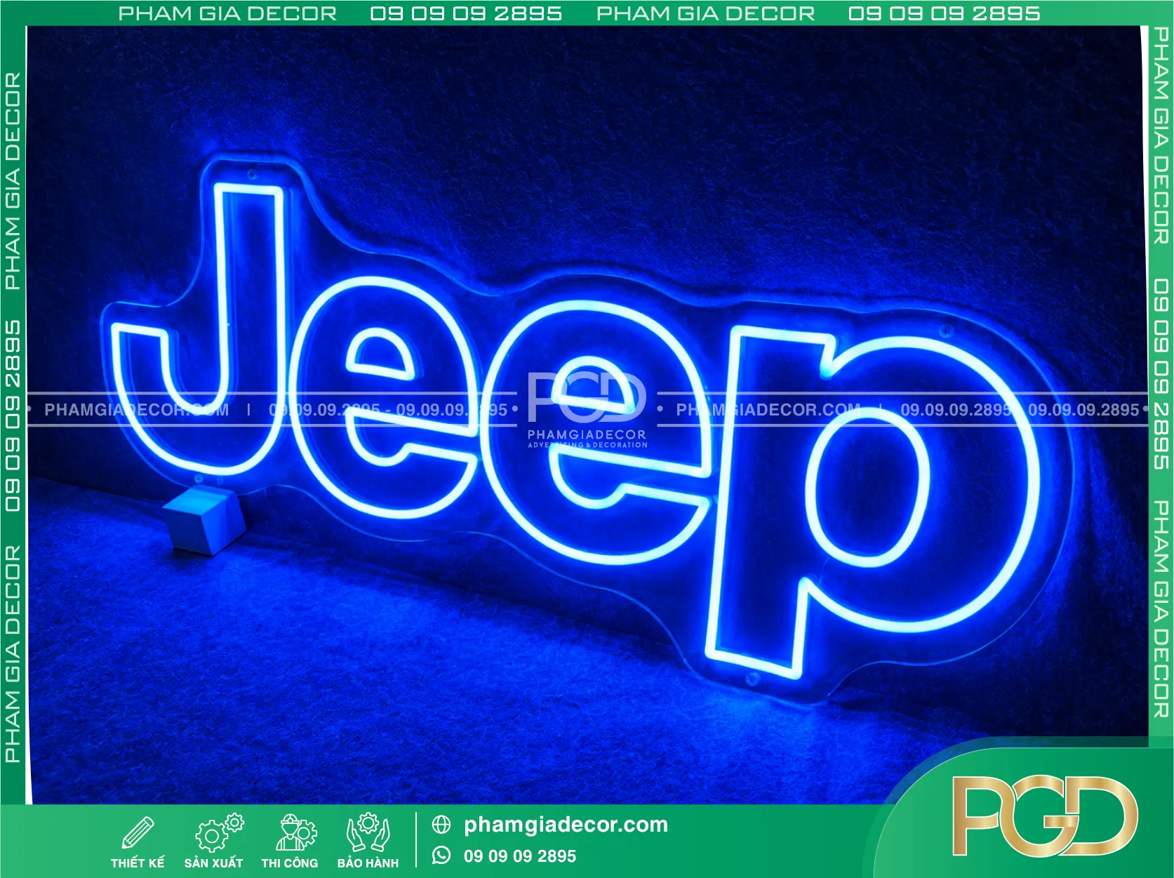 Bảng LED Neon Sign chữ 2 nét 18 Bảng LED Neon Sign chữ 2 nét