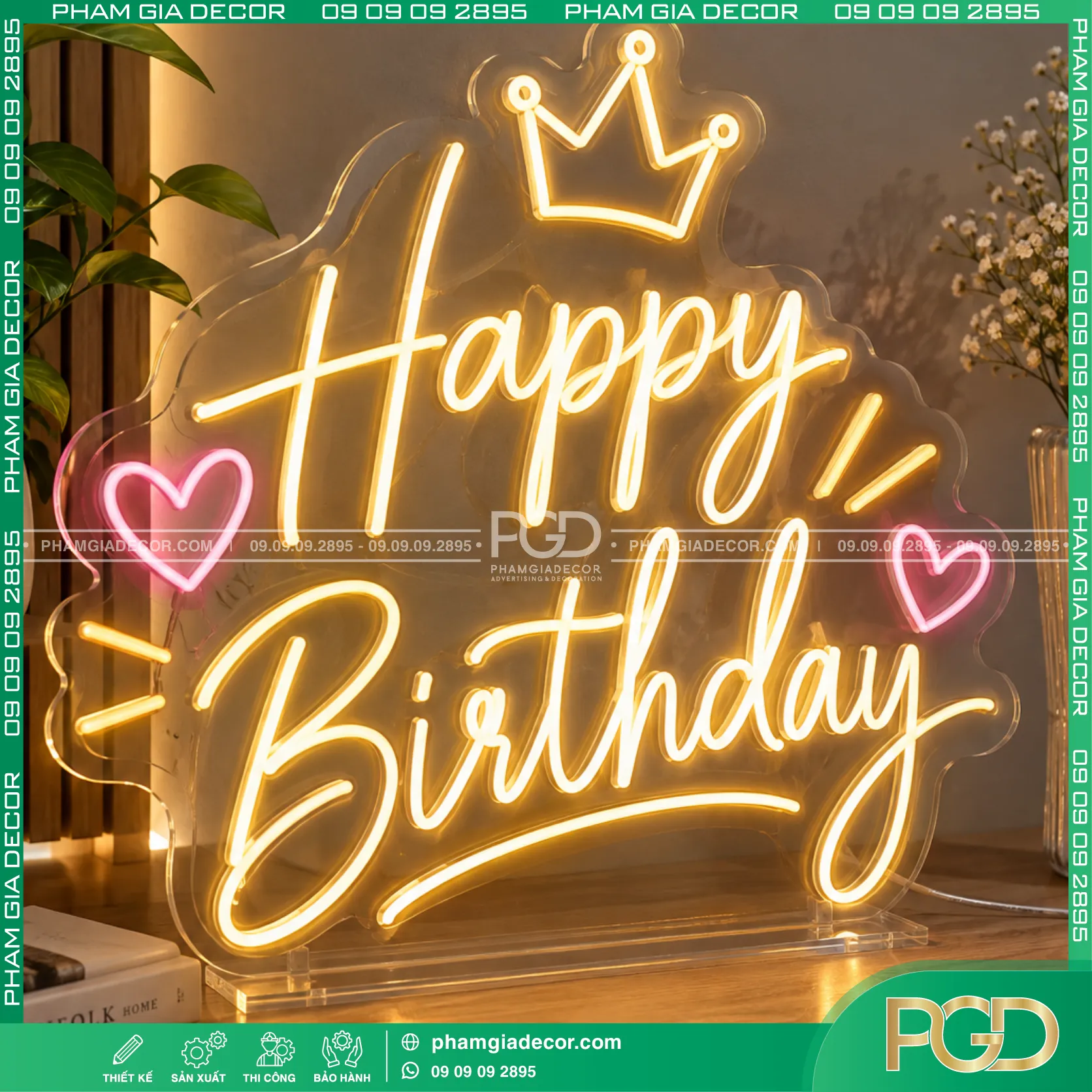 Làm bảng Neon sign theo yêu cầu tại TPHCM 17 Làm bảng Neon sign theo yêu cầu tại TPHCM