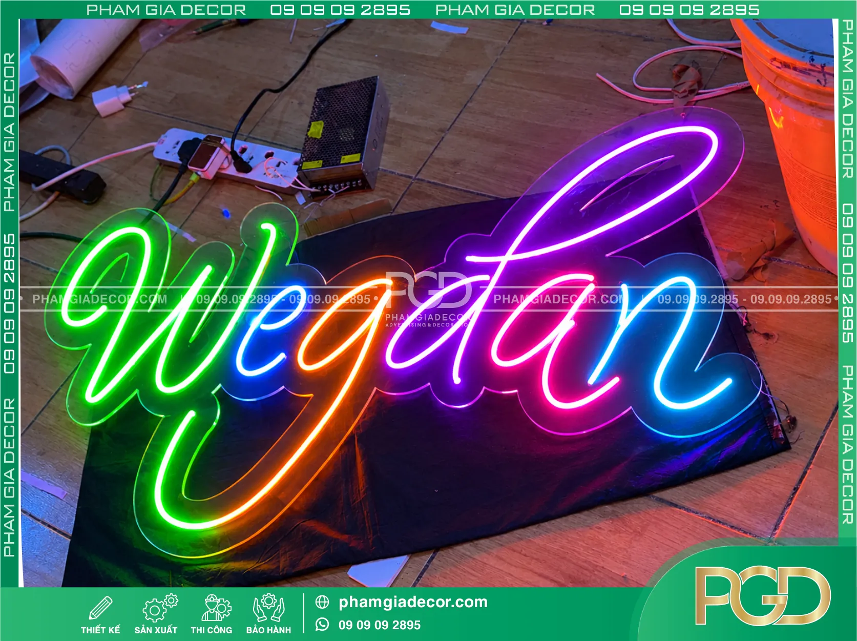 Làm bảng Neon sign theo yêu cầu tại TPHCM 18 Làm bảng Neon sign theo yêu cầu tại TPHCM