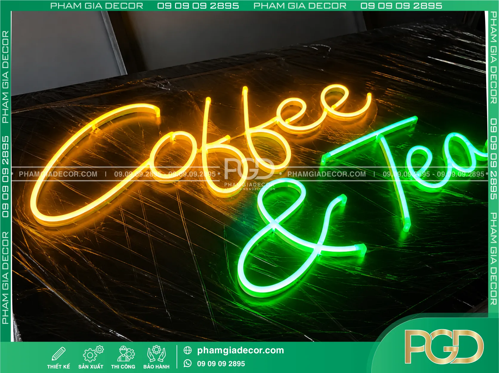 Dây led neon sign làm bảng hiệu quảng cáo 4 Dây led neon sign làm bảng hiệu quảng cáo