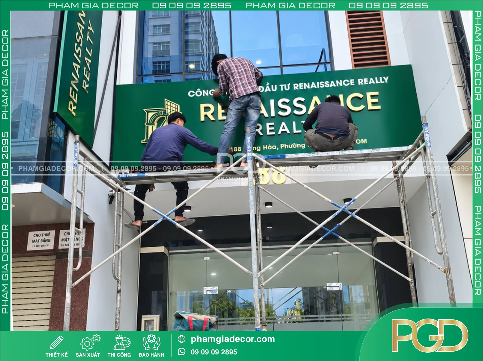 Thi công trọn gói bảng hiệu Renaissance Realty 21 Thi công trọn gói bảng hiệu Renaissance Realty