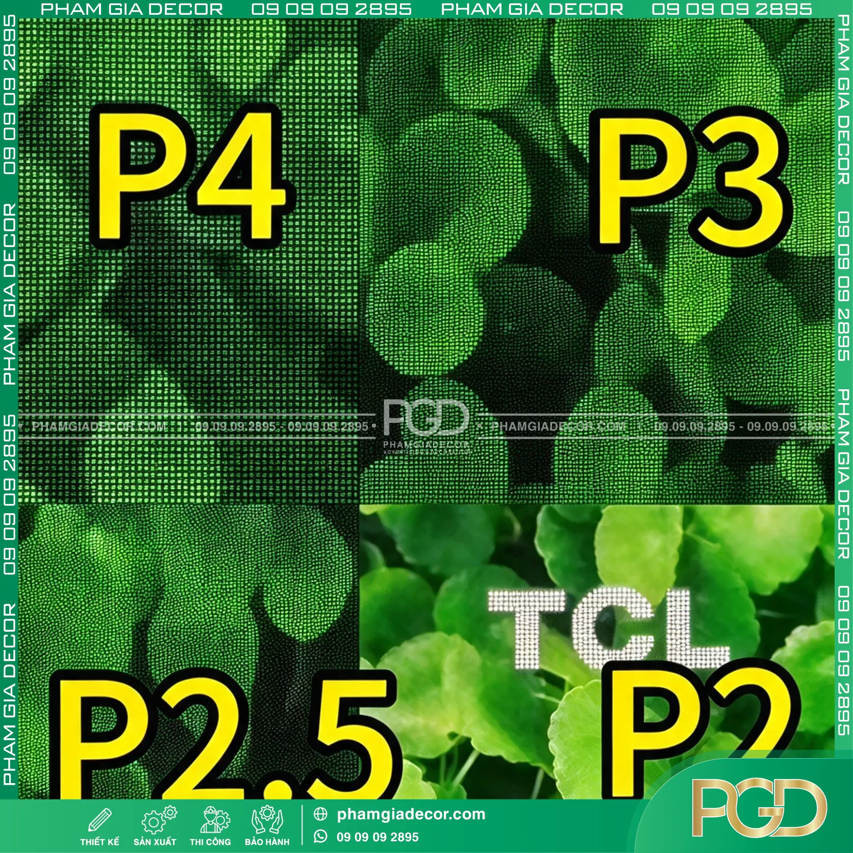 Bảng Led Matrix P3 Theo Yêu Cầu