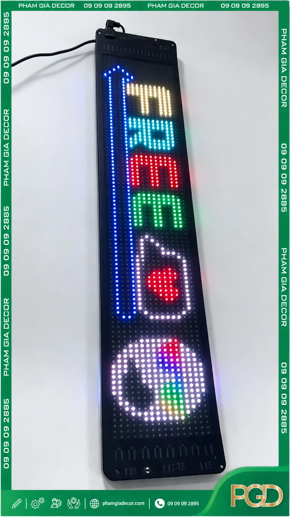 Bảng Led Ma Trận P4 Uốn Cong Theo Yêu Cầu 19 Bảng Led Ma Trận P4 Uốn Cong Theo Yêu Cầu