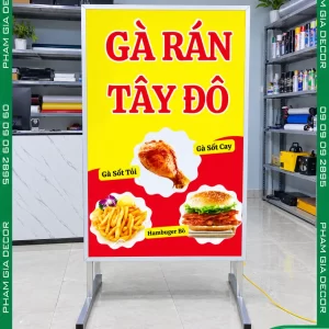 Hộp Đèn Bạt Chân Đứng