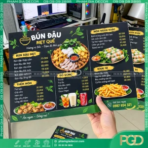 In an menu dan formex nhanh 1