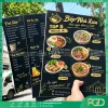In ấn menu dán formex nhanh, giá rẻ TPHCM