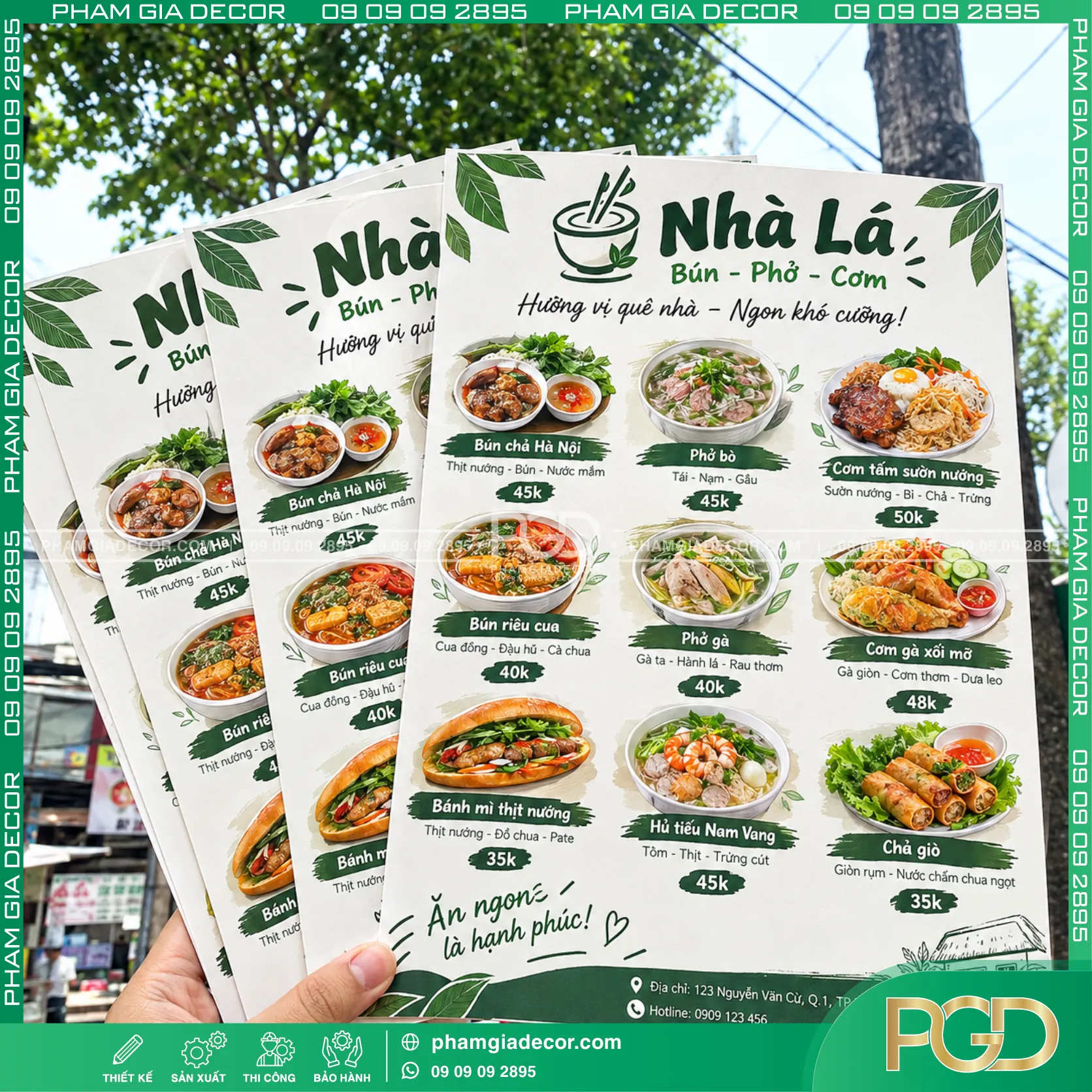 In ấn menu dán formex nhanh, giá rẻ TPHCM 15 In ấn menu dán formex nhanh, giá rẻ TPHCM