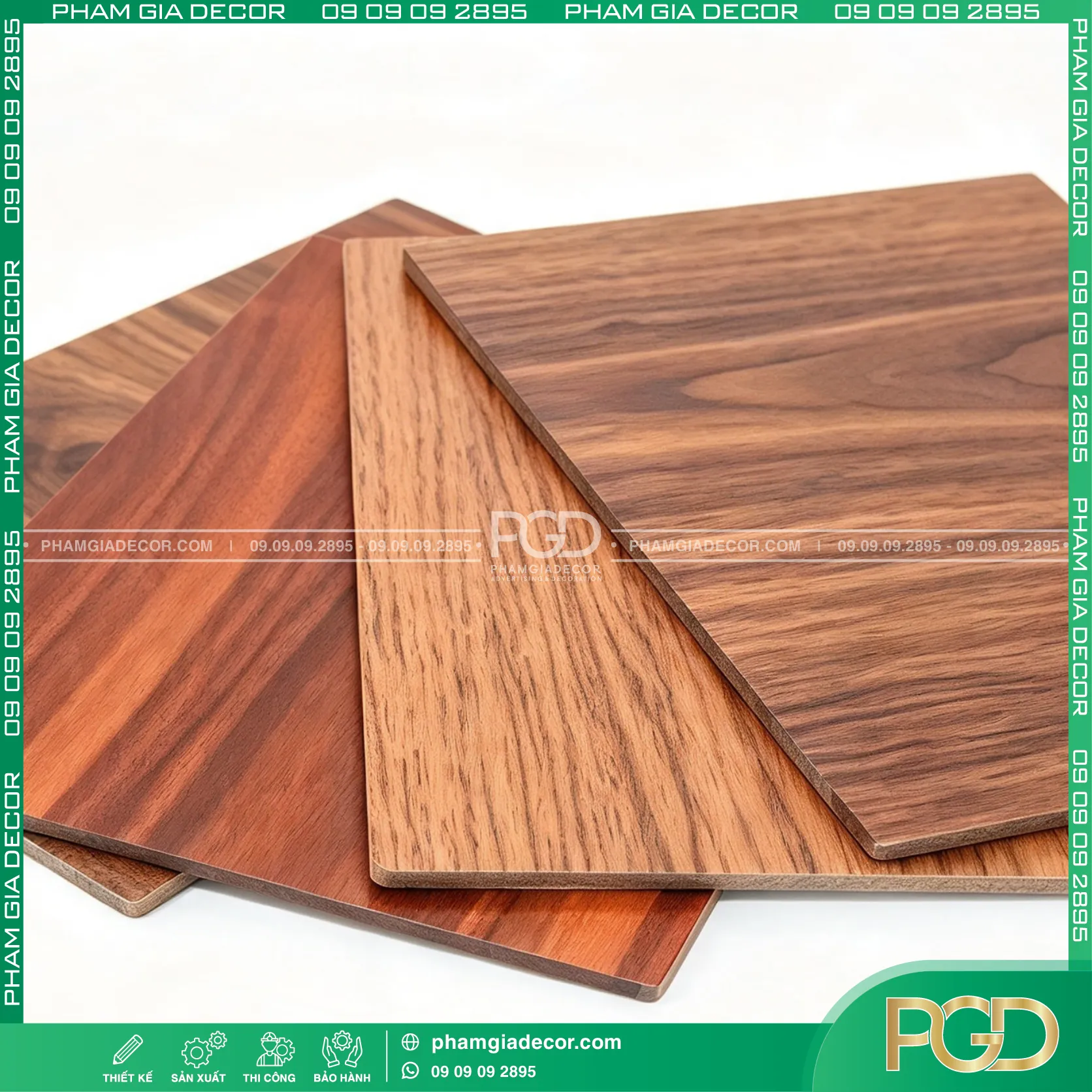 Làm Bảng Hiệu Alu Vân Gỗ Theo Yêu Cầu