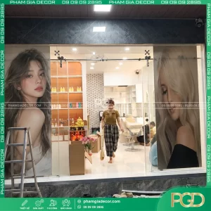 Thi Công Bảng Hiệu Trọn Gói Salon Tóc Tiến Long 13 Lam bang hieu salon tien long 10