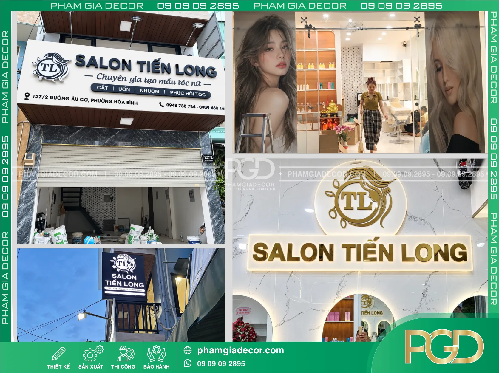 Thi Công Bảng Hiệu Trọn Gói Salon Tóc Tiến Long 16 Thi Công Bảng Hiệu Trọn Gói Salon Tóc Tiến Long
