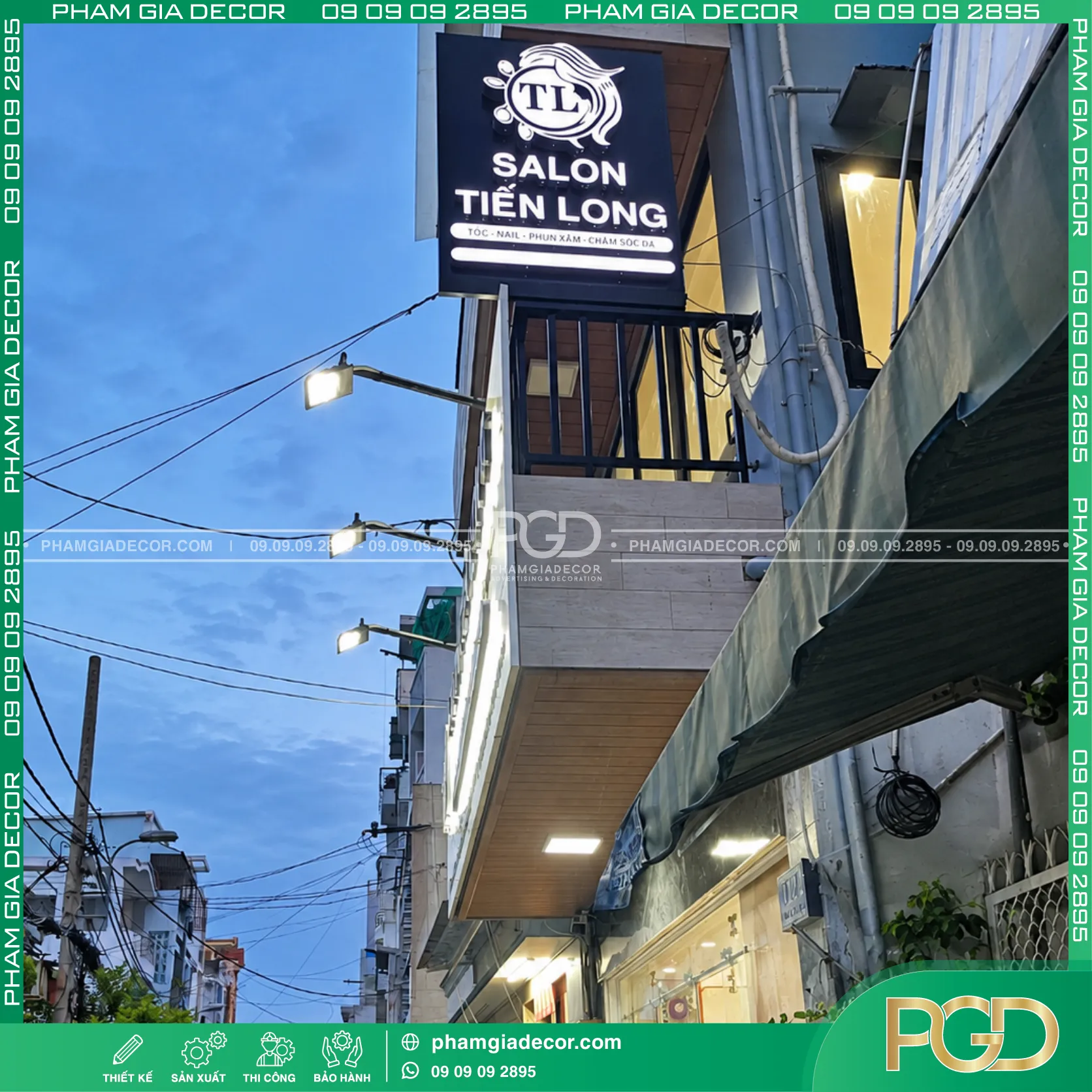 Thi Công Bảng Hiệu Trọn Gói Salon Tóc Tiến Long 19 Thi Công Bảng Hiệu Trọn Gói Salon Tóc Tiến Long