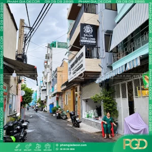 Thi Công Bảng Hiệu Trọn Gói Salon Tóc Tiến Long 11 Lam bang hieu salon tien long 6
