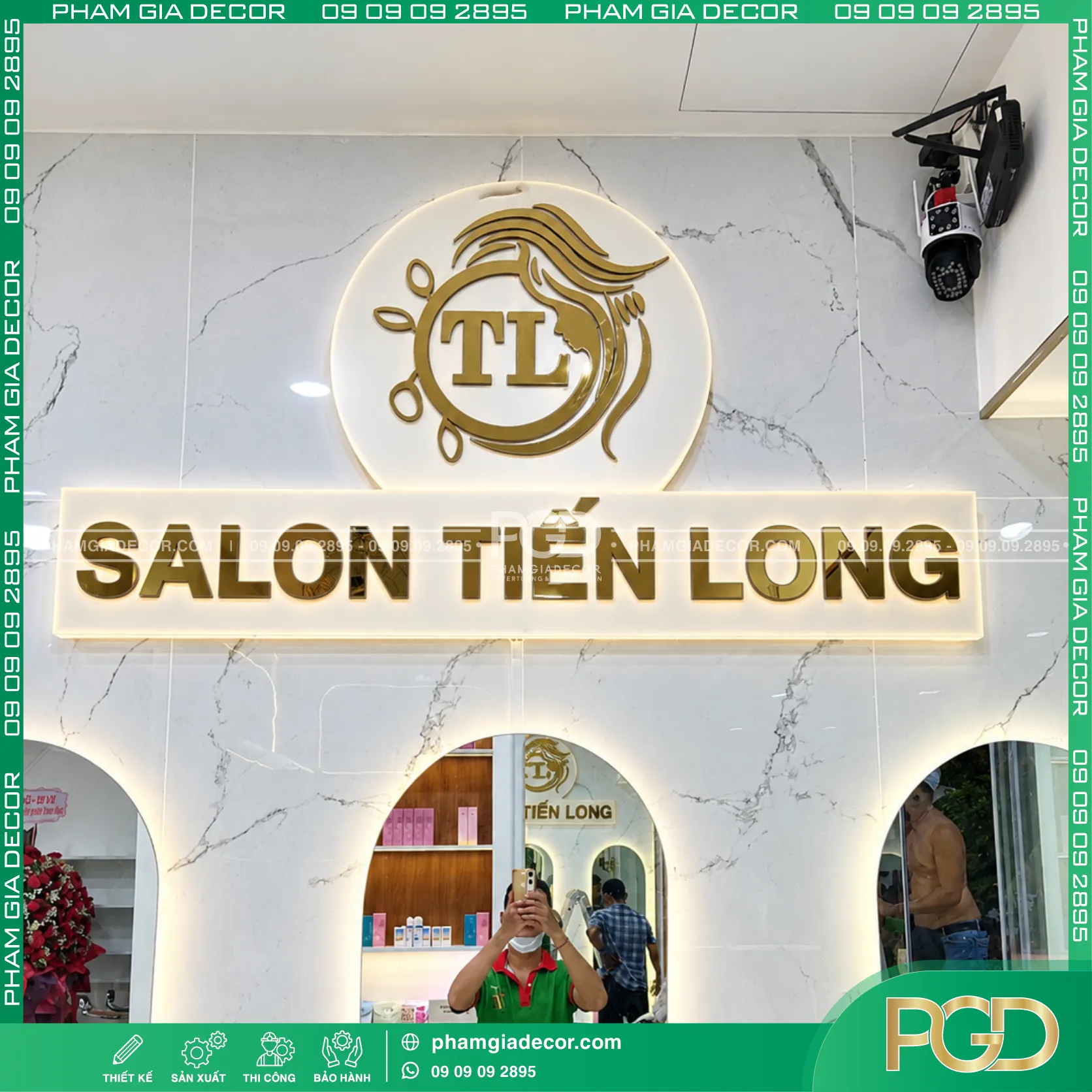 Thi Công Bảng Hiệu Trọn Gói Salon Tóc Tiến Long 21 Thi Công Bảng Hiệu Trọn Gói Salon Tóc Tiến Long