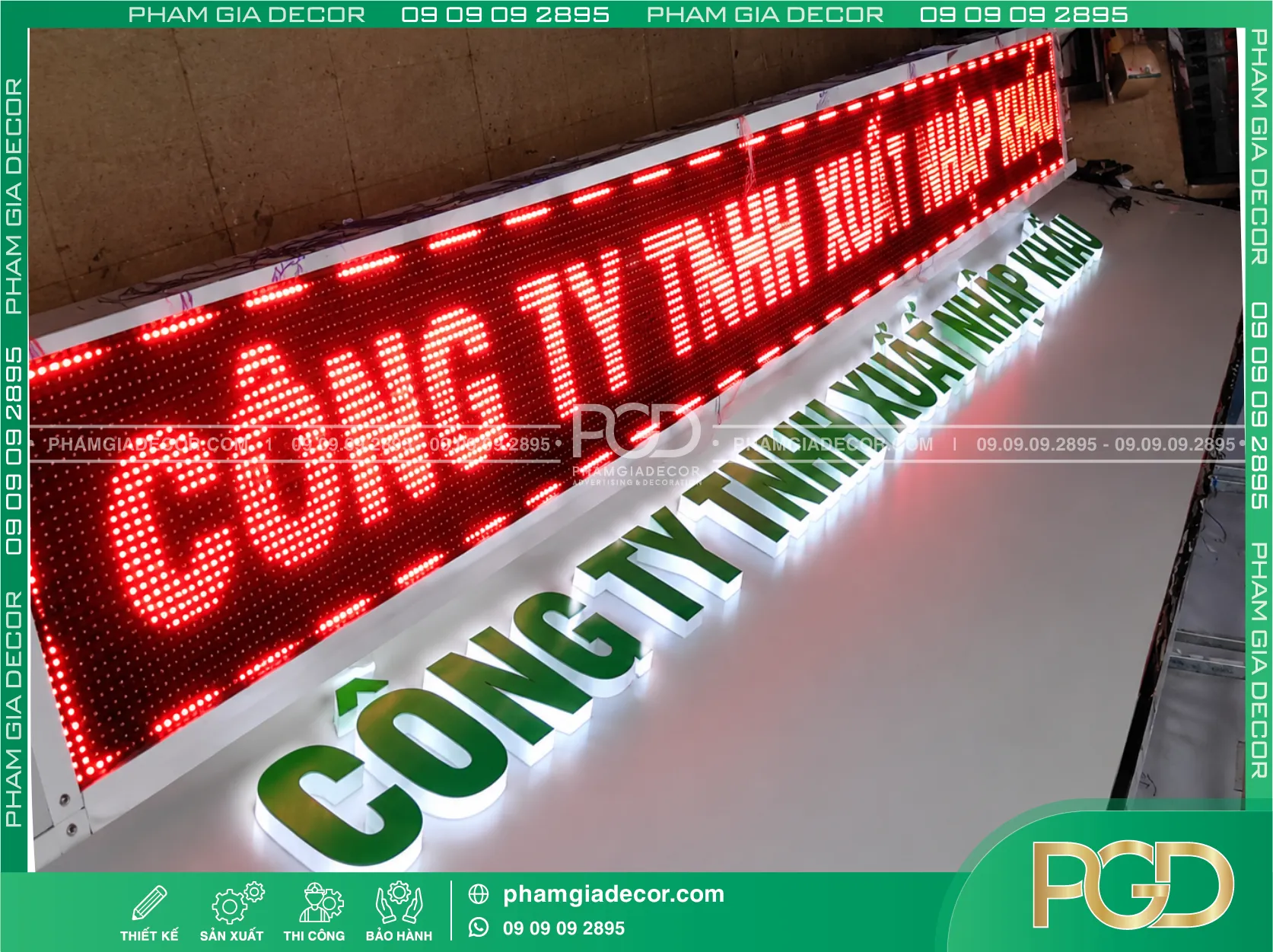 Bảng led ma trận full màu 