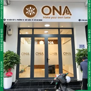 Làm bảng hiệu trọn gói ONA
