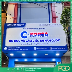 Làm Bảng Hiệu Trọn Gói C-Korea 13 bang hieu tron goi korea 7