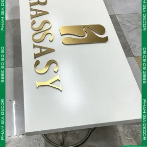 Gia Công Chữ Nổi Logo Công Ty Theo Yêu Cầu 14 gia cong logo cty 12