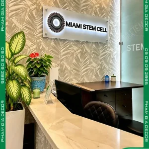 Gia Công Chữ Nổi Logo Công Ty Theo Yêu Cầu