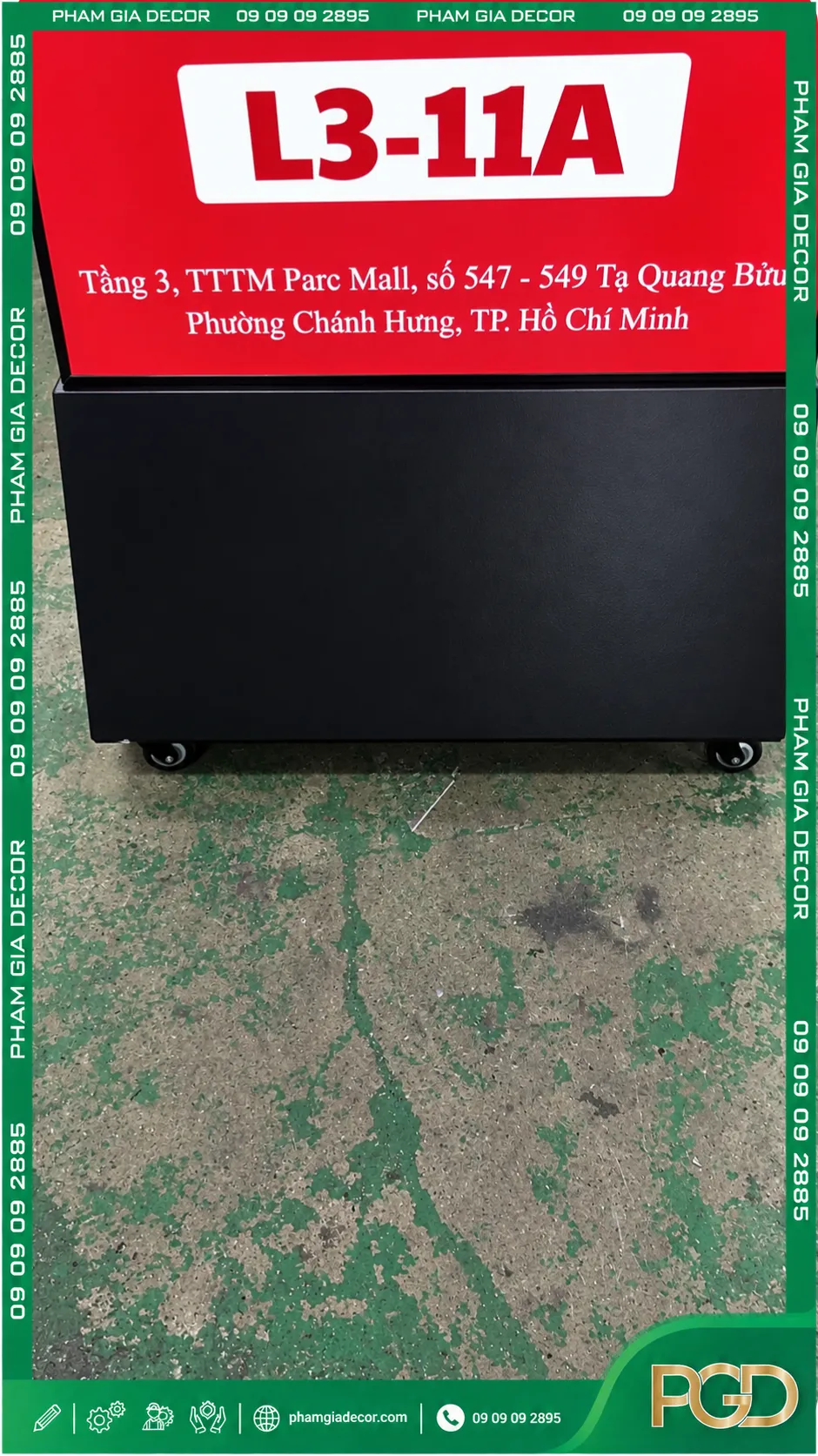 Hộp đèn chân đứng hai mặt 7 Hộp đèn chân đứng hai mặt - Ảnh 6