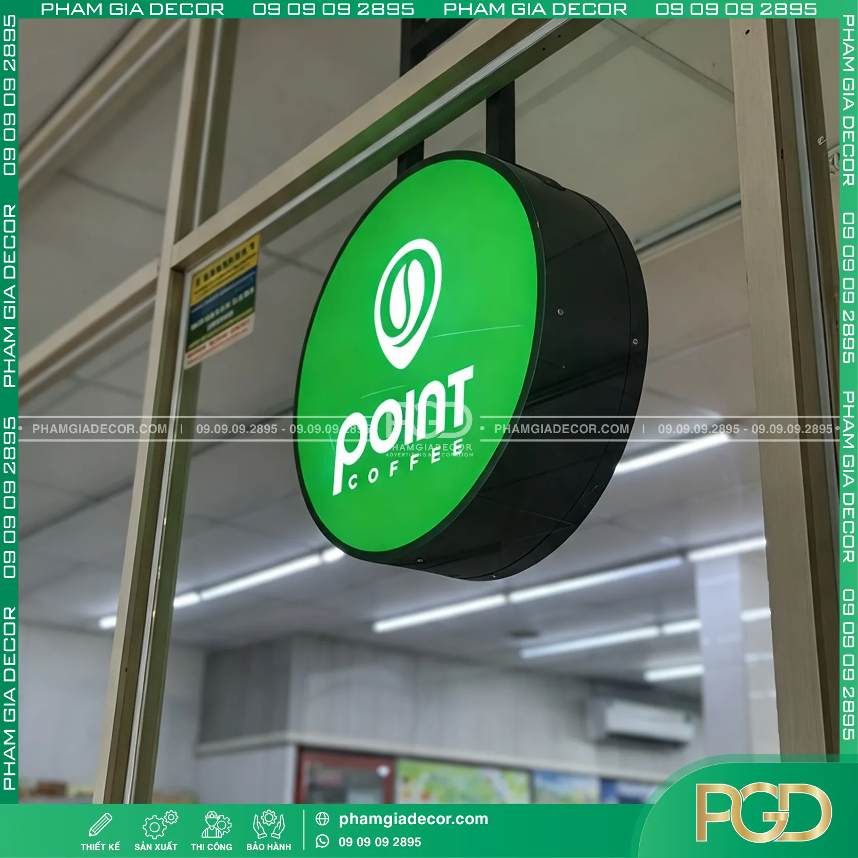 Hộp Đèn Hút Nổi Tròn Quảng Cáo Theo Yêu Cầu 17 Hộp Đèn Hút Nổi Tròn Quảng Cáo Theo Yêu Cầu