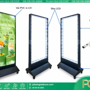 Hộp Đèn Nhét Cạnh Khung Nhôm Cao Cấp 11 hop den nhet canh 1