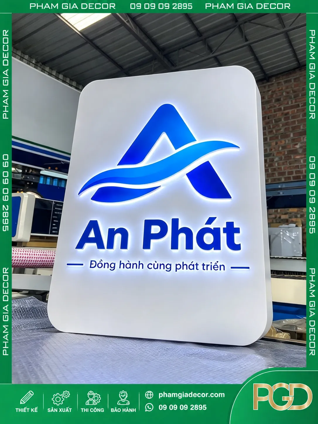 Hộp Đèn Logo Đẹp Cho Cửa Hàng, Công Ty, Showroom 11 Hộp Đèn Logo
