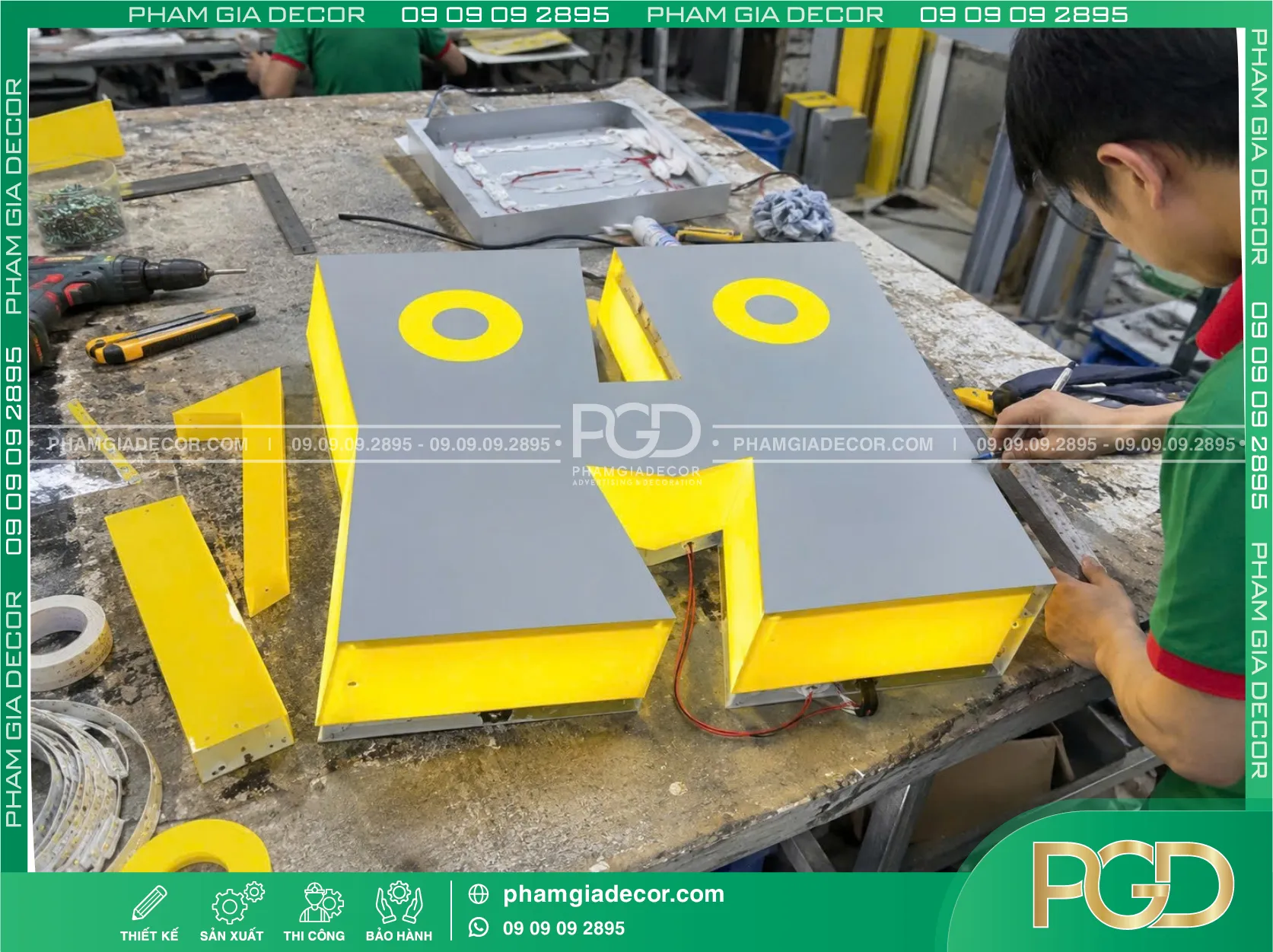Hộp Đèn Logo Đẹp Cho Cửa Hàng, Công Ty, Showroom 14 Hộp Đèn Logo